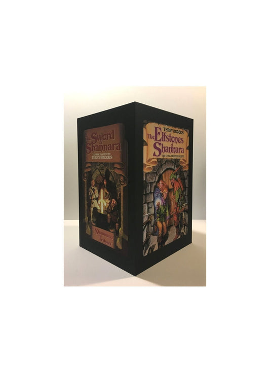 CUSTOM SLIPCASE for Terry Brooks - The Shannara Trilogy - For Swords, Elfstones & Wishsong 1st /1st