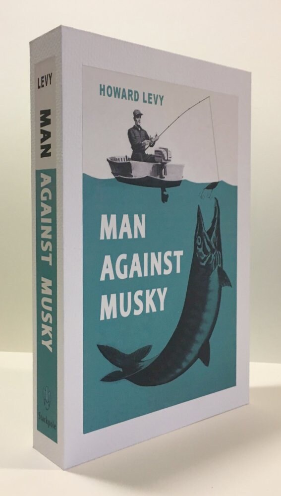 CUSTOM SLIPCASE for Howard Levy - Man Against Musky - 1st Edition / 1st Printing