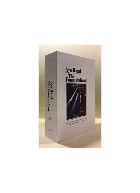 CUSTOM SLIPCASE for Ayn Rand - The Fountainhead - 25th Anniversary Edition