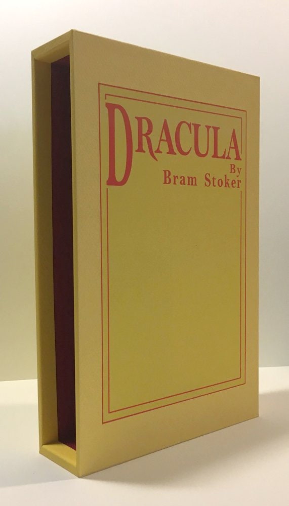 CUSTOM SLIPCASE for Bram Stoker - DRACULA - Westminster 1st Edition