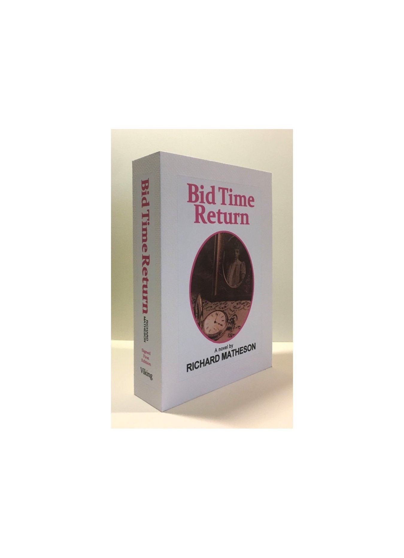 CUSTOM SLIPCASE for Richard Matheson - Bid Time Return - 1st Edition / 1st Printing