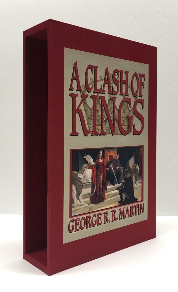 CUSTOM SLIPCASE for George R. R. Martin - A Clash Of Kings - 1st Printing / 1st Printing