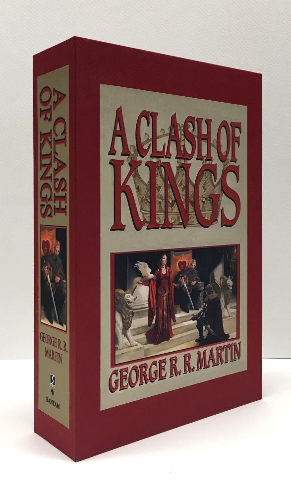 CUSTOM SLIPCASE for George R. R. Martin - A Clash Of Kings - 1st Printing / 1st Printing