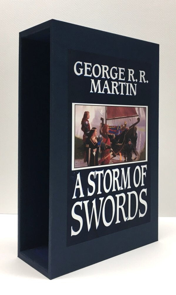 CUSTOM SLIPCASE for George R. R. Martin - A Storm Of Swords - 1st Printing / 1st Printing