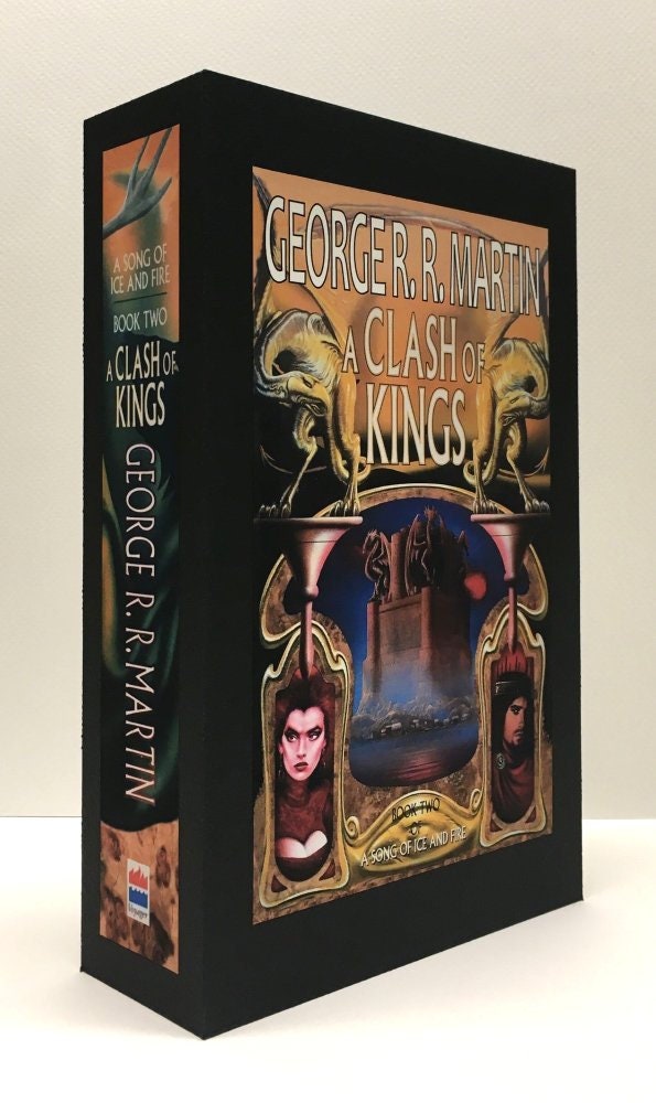 CUSTOM SLIPCASE for George R. R. Martin - A Clash Of Kings - UK 1st Edition