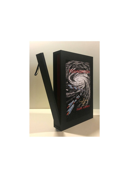 CUSTOM SLIPCASE for Isaac Asimov - Foundation - 1st Edition / 1st Printing - Rear Panel