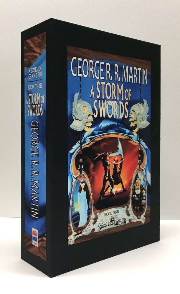 CUSTOM SLIPCASE for George R. R. Martin - A Game Of Thrones - UK First Editions 5 Case Set