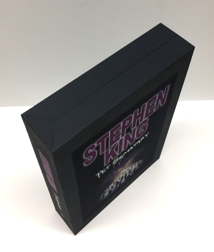 CUSTOM SLIPCASE for Stephen King - Pet Sematary - UK 1st Edition / 1st Printing