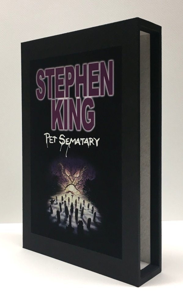 CUSTOM SLIPCASE for Stephen King - Pet Sematary - UK 1st Edition / 1st Printing