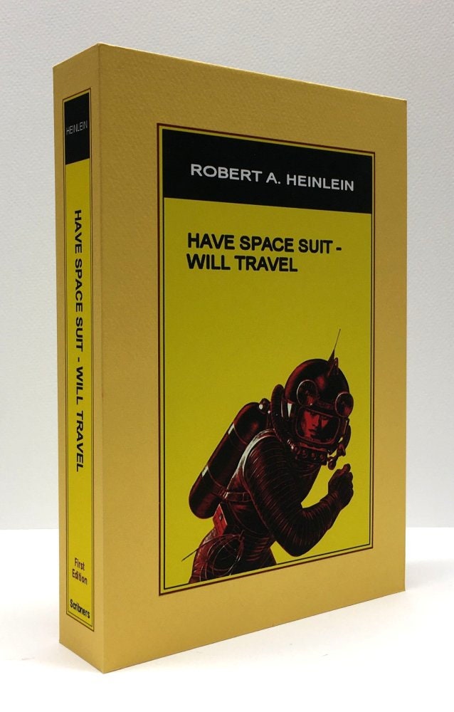 CUSTOM SLIPCASE for Robert A. Heinlein - Have Spacesuit Will Travel - 1st Edition / 1st Printing