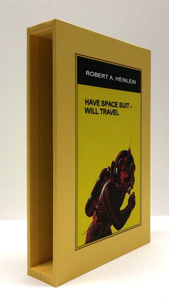 CUSTOM SLIPCASE for Robert A. Heinlein - Have Spacesuit Will Travel - 1st Edition / 1st Printing