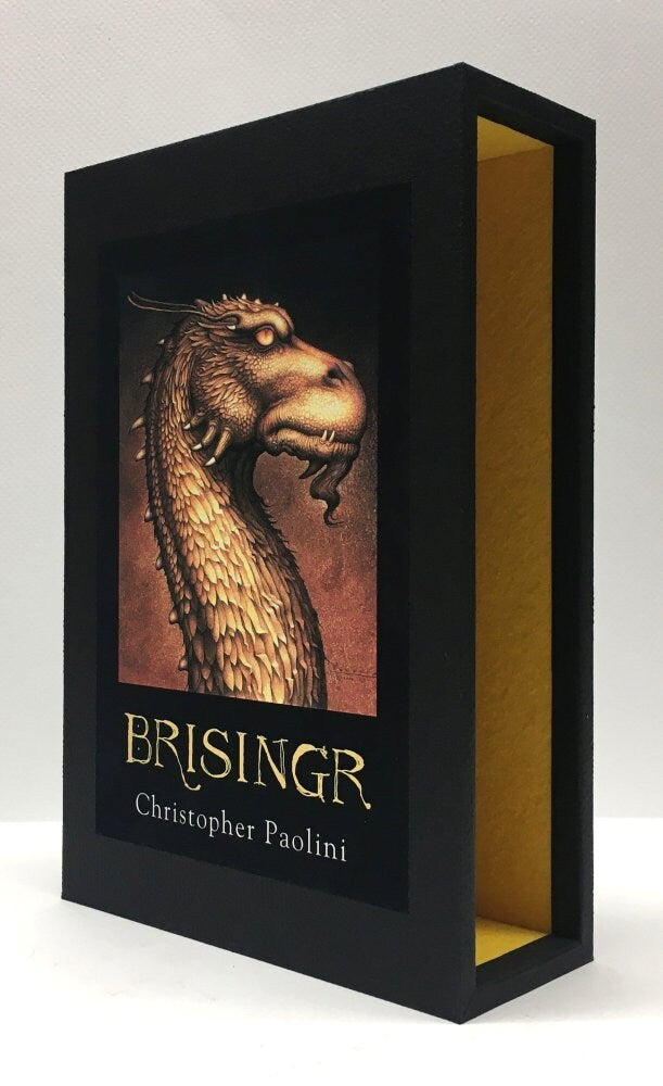 CUSTOM SLIPCASE for Christopher Paolini - Brisingr - 1st Edition / 1st Printing