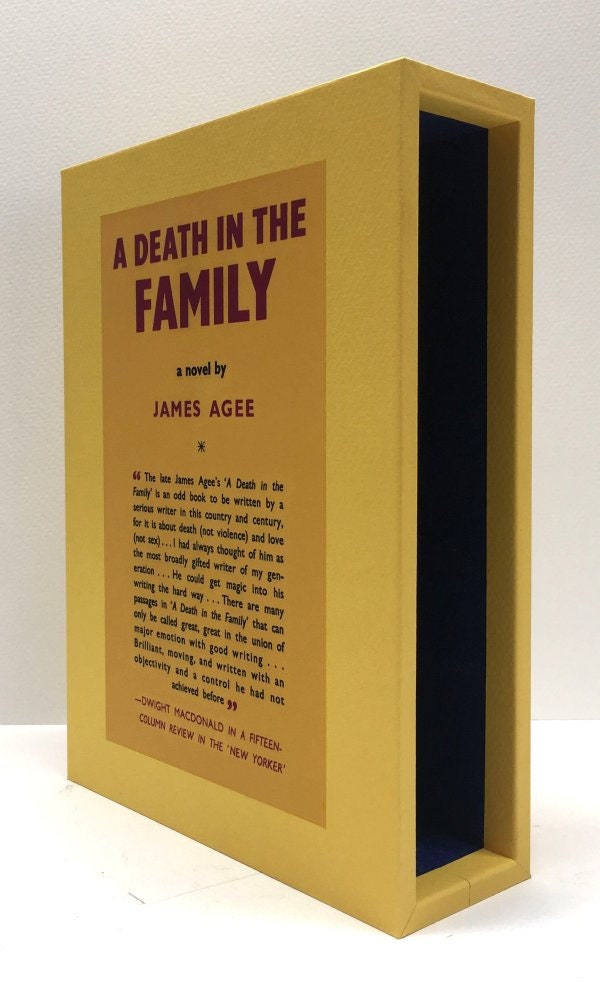 CUSTOM SLIPCASE for James Agee - A Death In The Family - UK 1st Edition / 1st Printing