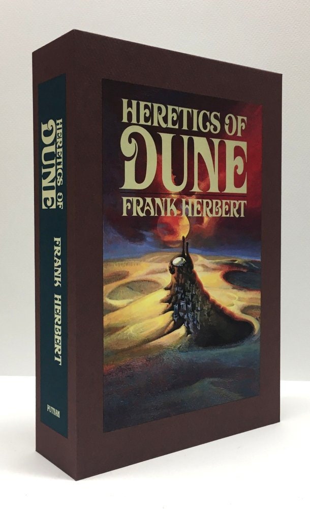 CUSTOM SLIPCASE for Frank Herbert - Heretics Of Dune - 1st Printing / 1st Printing