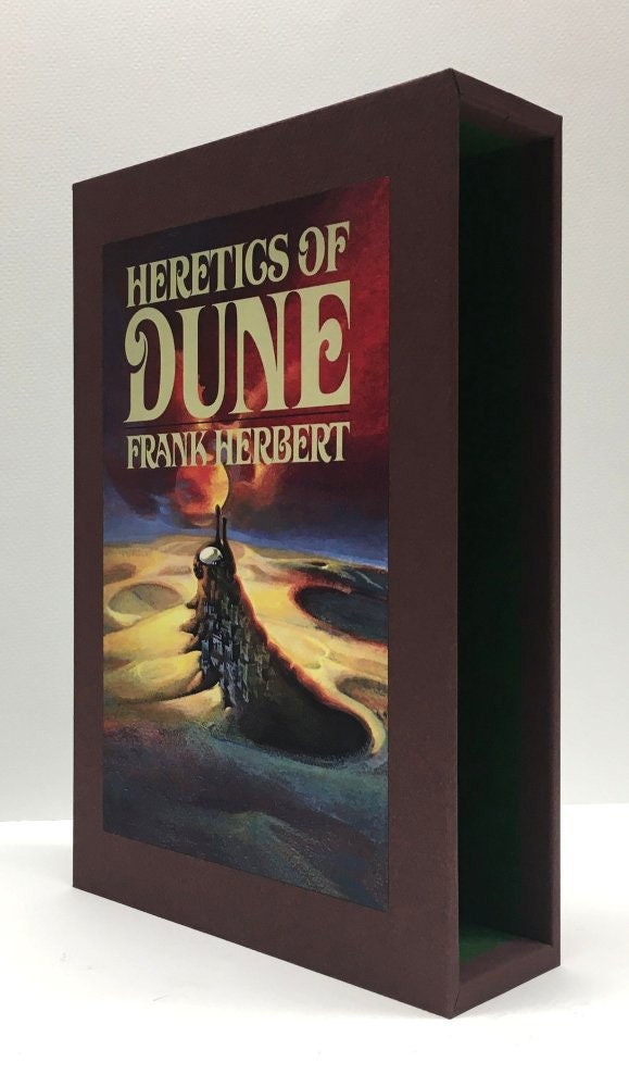 CUSTOM SLIPCASE for Frank Herbert - Heretics Of Dune - 1st Printing / 1st Printing