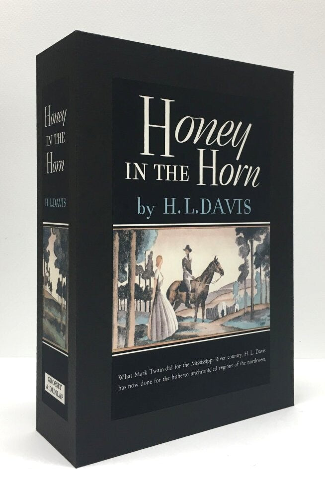 CUSTOM SLIPCASE for H. L. Davis - Honey In The Horn - Grosset & Dunlap *First Jacket*