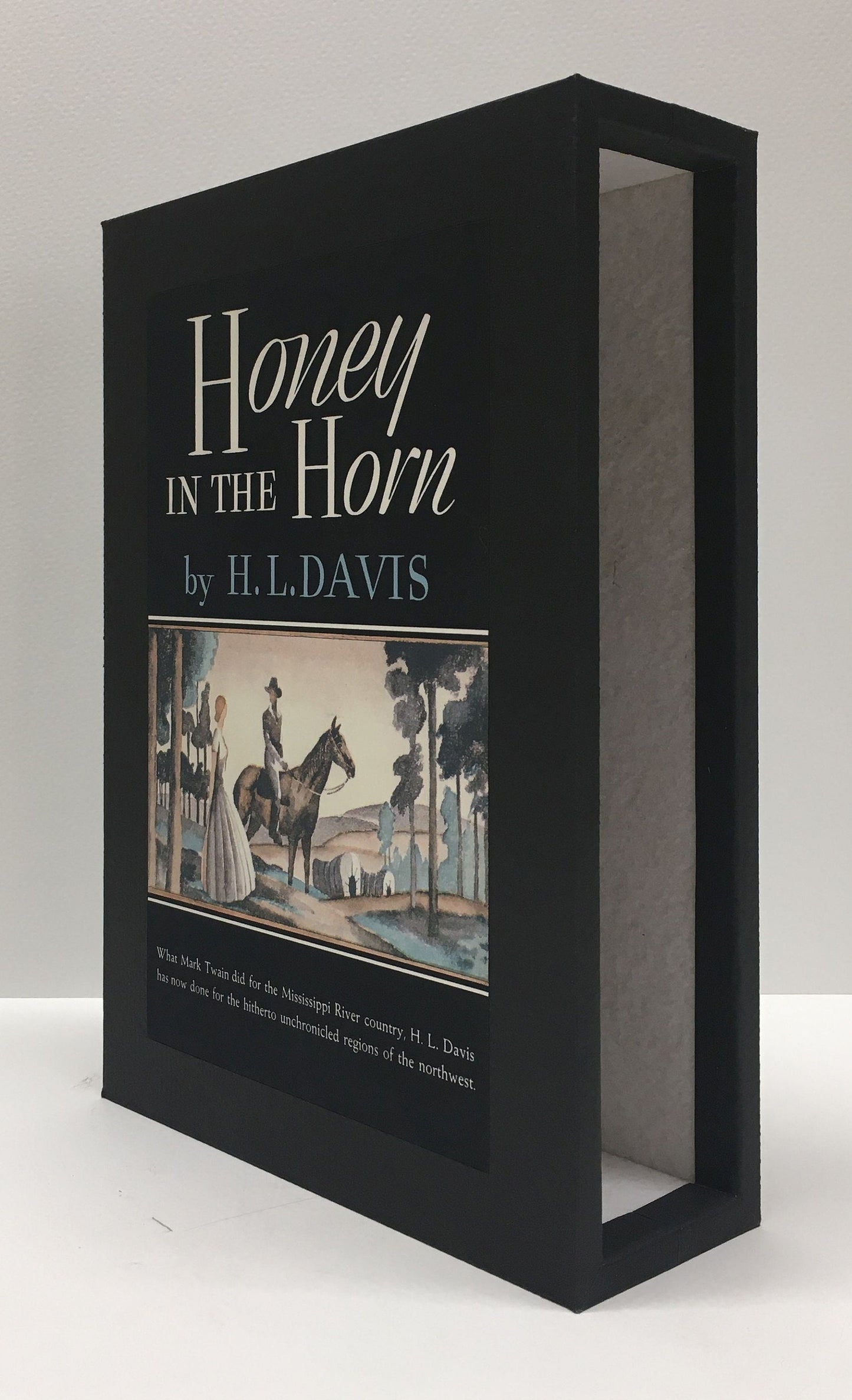 CUSTOM SLIPCASE for H. L. Davis - Honey In The Horn - Grosset & Dunlap *First Jacket*