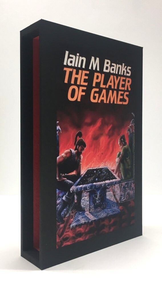 CUSTOM SLIPCASE for Iain M. Banks - The Player Of Games - UK 1st / 1st