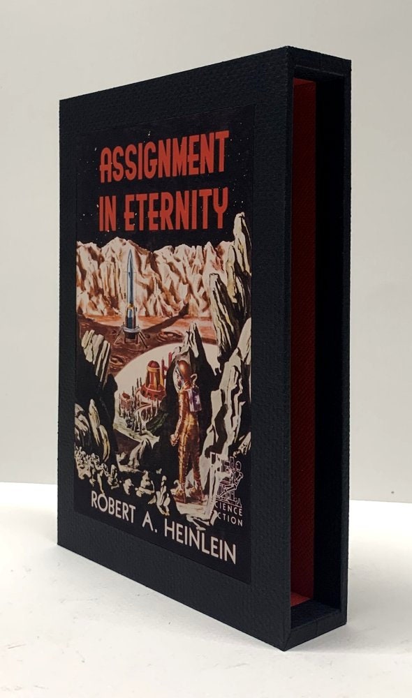 CUSTOM SLIPCASE for Robert A. Heinlein - Assignment In Eternity - 1st Edition / 1st Printing